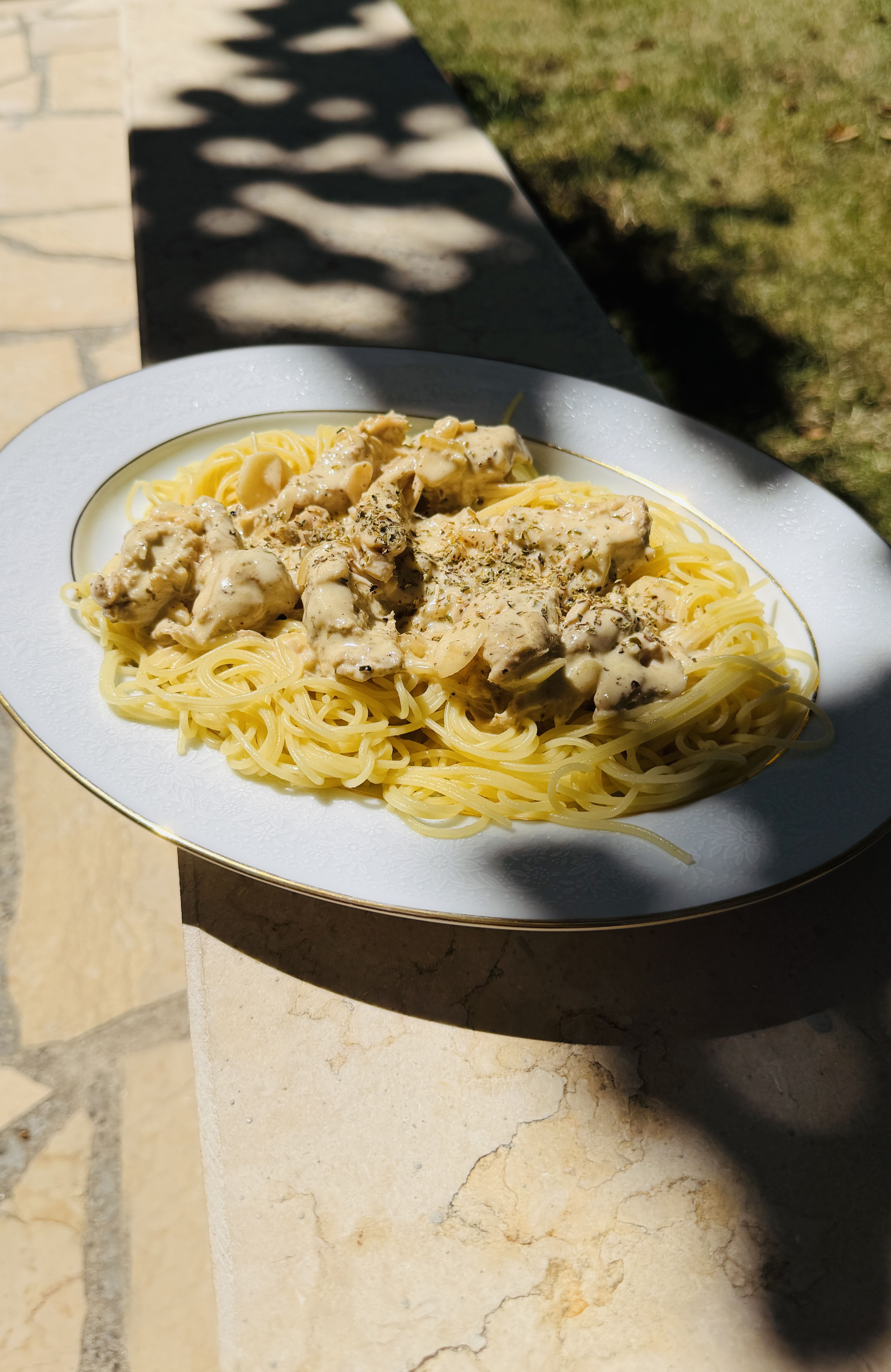 Poulet à la crème